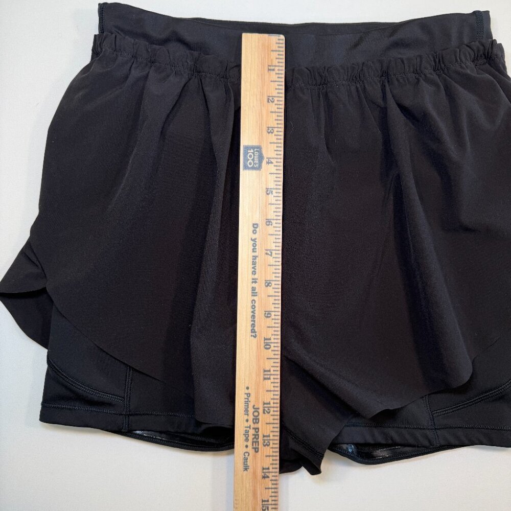 ATHLETA Mile Marker 2 in 1 Shorts Black Small - Picture 13 of 15